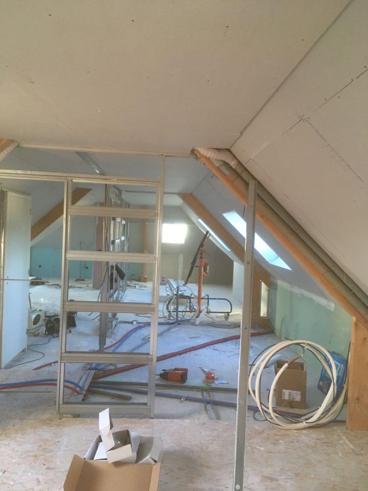 Photo de chantier issue du site JLG Plaquiste